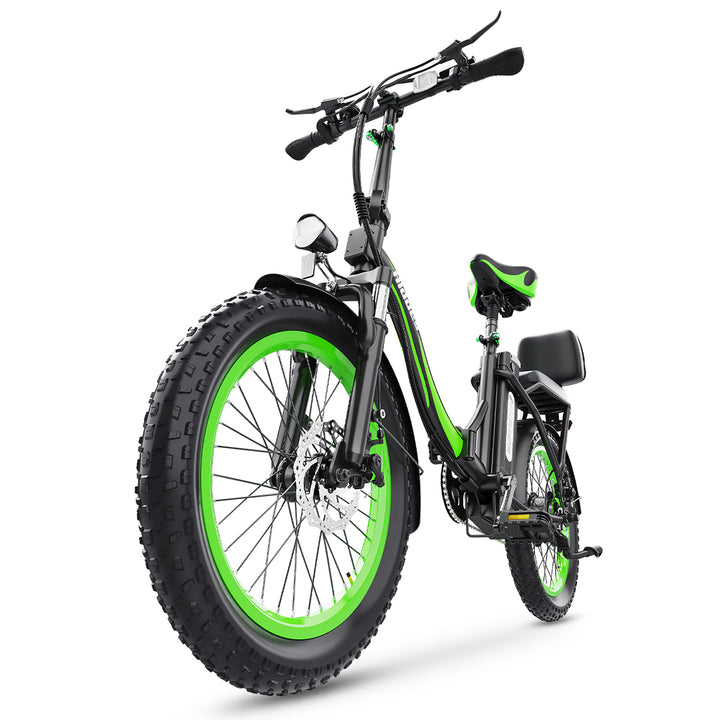 Hidoes C1 Folding Electric Bike – 750W Motor, 25MPH, 20” Fat Tires, Long-Range Battery
