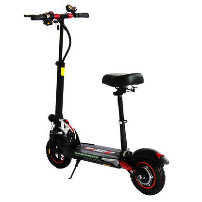 Emanba V-L10 800W 10" Off-Road Electric Scooter 45km/h 48V 13Ah Foldable Commuter with Front & Rear Suspension
