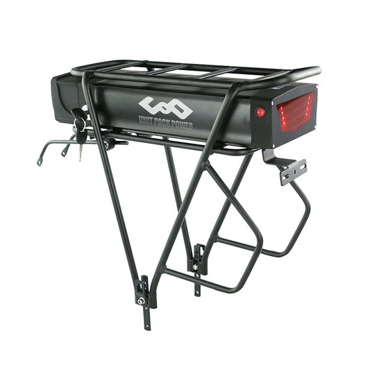 Rear Rack E-Bike Battery – 48V / 52V (20Ah-27Ah) – Standard Cells, 250W-2000W Compatibility