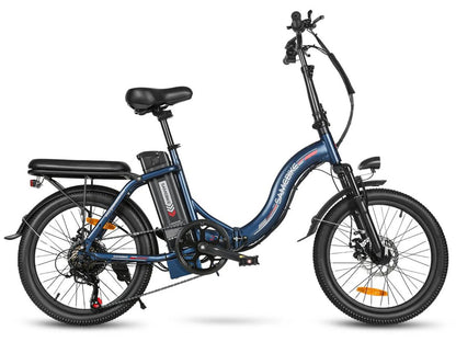 SAMEBIKE C05 Pro 20-Inch Fat Tire E-Bike, 36V 13AH, 500W, LED Lights, SHIMANO 7-Speed