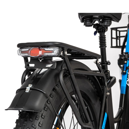 Ridstar MN26 1500W 26" Unfoldable Fat Tire Electric Mountain Bike 48V 20Ah Battery 36MPH