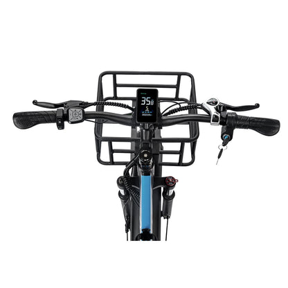 Ridstar MN26 1500W 26" Unfoldable Fat Tire Electric Mountain Bike 48V 20Ah Battery 36MPH