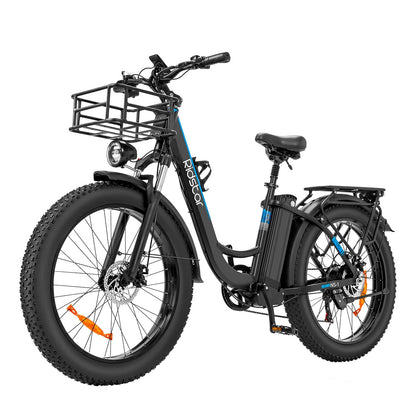 Ridstar MN26 1500W 26" Unfoldable Fat Tire Electric Mountain Bike 48V 20Ah Battery 36MPH