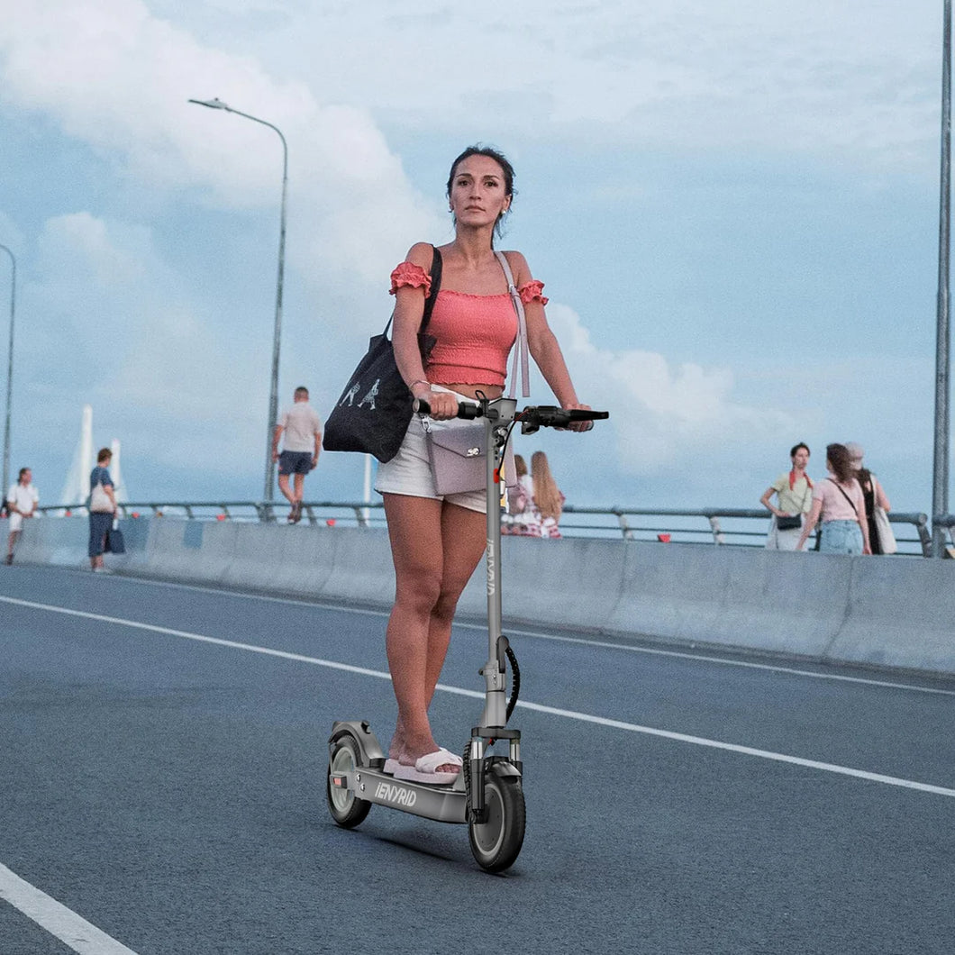 iENYRID M1 500W Electric Scooter, 36V 12.5Ah Battery, 10" Honeycomb Solid Tires, Top Speed 22 mph, Range 22 Miles