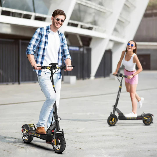 iENYRID M4 Pro S+ 800W Electric Scooter with Seat, 48V 12.5Ah Battery, 10" Off-Road Pneumatic Tires, Top Speed 28 mph, Range 25 Miles