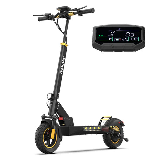 iENYRID M4 Pro S+ 800W Electric Scooter with Seat, 48V 12.5Ah Battery, 10" Off-Road Pneumatic Tires, Top Speed 28 mph, Range 25 Miles