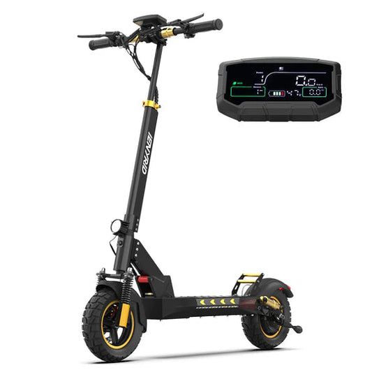 iENYRID M4 Pro S+ 800W Electric Scooter with Seat, 48V 12.5Ah Battery, 10" Off-Road Pneumatic Tires, Top Speed 28 mph, Range 25 Miles