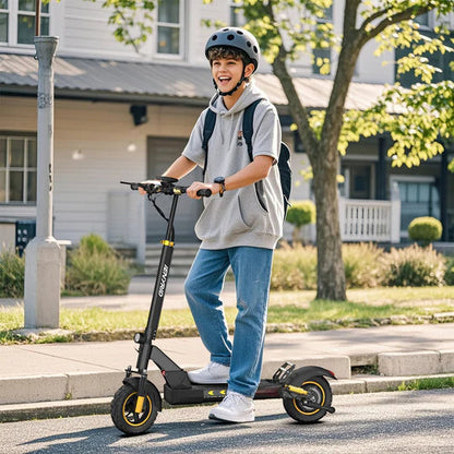 iENYRID M4 Pro S+ 800W Electric Scooter with Seat, 48V 12.5Ah Battery, 10" Off-Road Pneumatic Tires, Top Speed 28 mph, Range 25 Miles