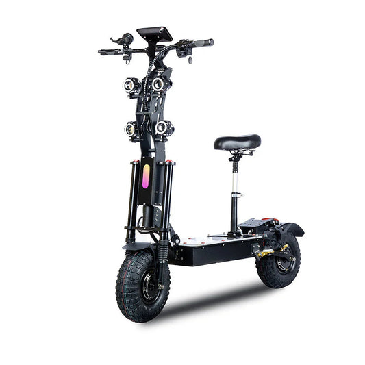 Toursor X14 72V 14" Folding Electric Scooter | 5000W*2 Dual Motors | 72V 40Ah Battery | Seat Included | UK Shipping